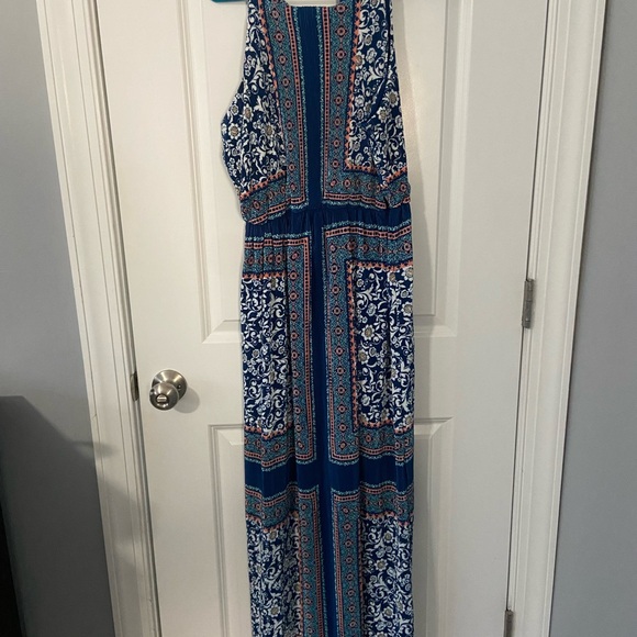 AUW Dresses & Skirts - NWT!AUW Blue Boho Maxi Dress size 8